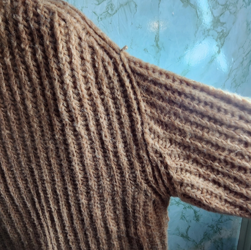 Free People Tan Mock Neck Sweater - Picture 4 of 10
